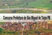 Concurso Prefeitura de São Miguel de Taipu PB