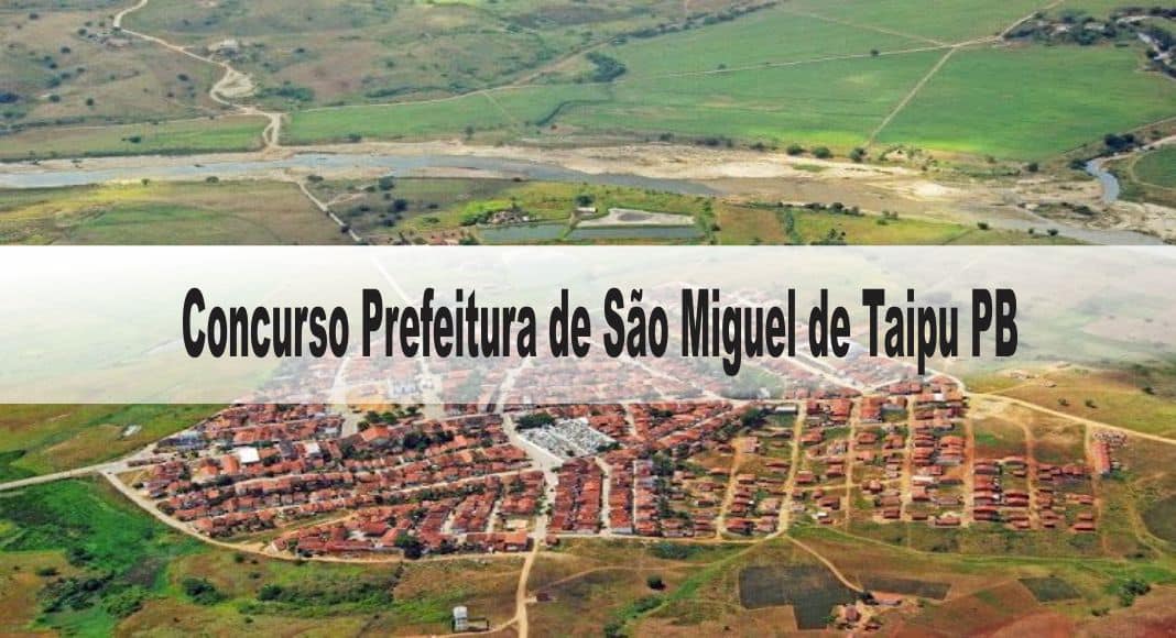 Concurso Prefeitura de São Miguel de Taipu PB DODF Concursos