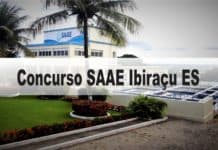 Concurso SAAE Ibiraçu ES