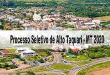 Processo Seletivo Prefeitura de Alto Taquari MT 2020