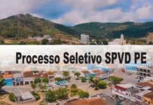 Processo Seletivo SPVD PE