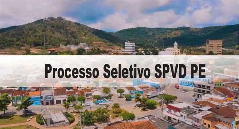 Processo Seletivo SPVD PE: Inscrições encerradas Processo Seletivo SPVD PE: Inscrições encerradas