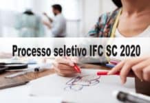 Processo seletivo IFC SC 2020