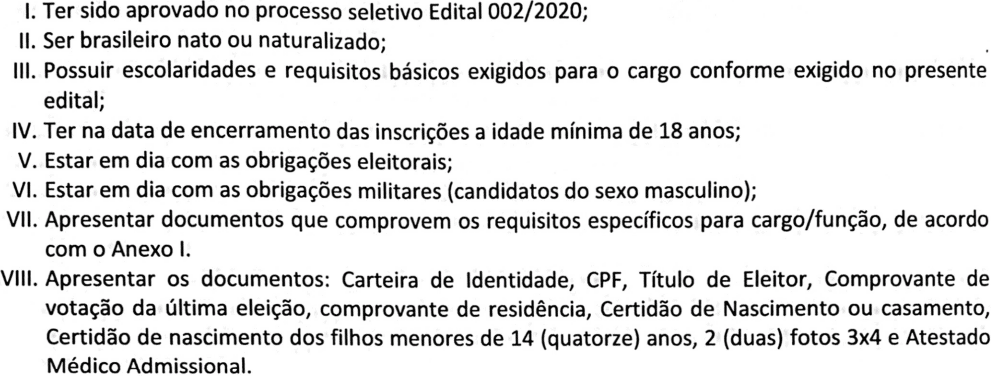 Concurso Prefeitura de Alfenas-MG: Inscrições encerradas Requisitos - Concurso Prefeitura de Alfenas-MG: Inscrições encerradas