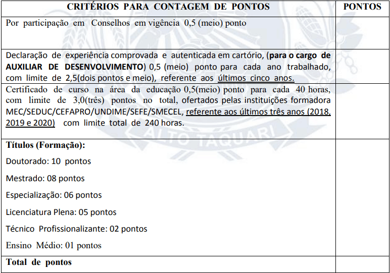 prova de titulos 1 - Processo Seletivo Prefeitura de Alto Taquari MT 2020