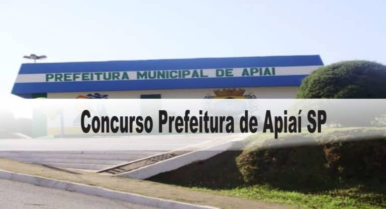 Concurso Prefeitura de Apiaí SP Concurso Prefeitura de Apiaí SP