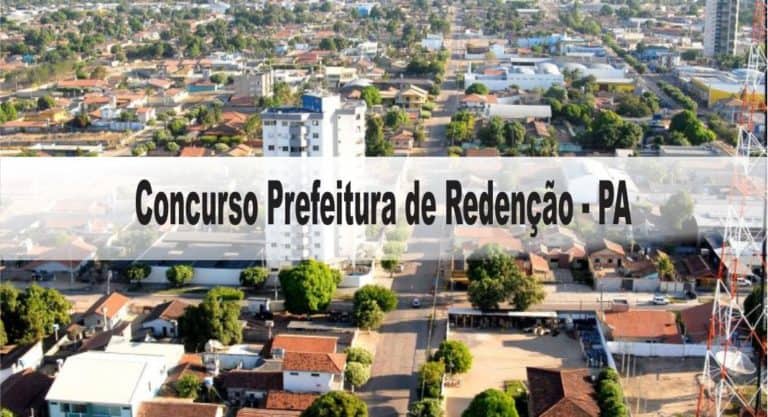 Concurso Prefeitura de Redenção-PA: Provas dias 31/01 e 07/02/21 Concurso Prefeitura de Redenção-PA: Provas dias 31/01 e 07/02/21