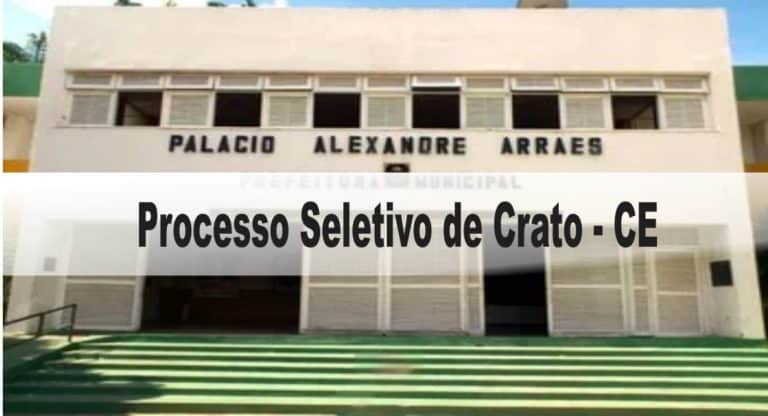 Processo Seletivo Prefeitura de Crato: Inscrições encerradas Processo Seletivo Prefeitura de Crato: Inscrições encerradas