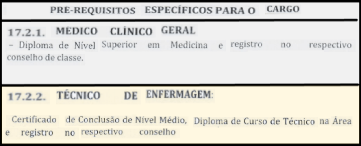 cargos 1 10 - Processo Seletivo Alto Alegre dos Parecis-RO: Inscri&ccedil;&otilde;es encerradas