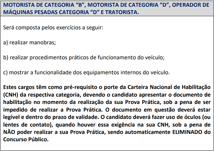 Concurso Prefeitura de Carmo (RJ): Provas dia 28/03/2021 prova pratica - Concurso Prefeitura de Carmo (RJ): Provas dia 28/03/2021