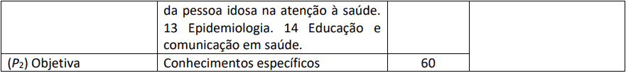 Processo Seletivo Residência HUB Multiprofissional - 27 vagas provas objetivas 1 42 - Processo Seletivo Residência HUB Multiprofissional - 27 vagas