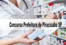 Concurso Prefeitura Municipal de Piracicaba SP