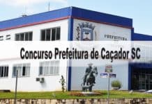 Concurso Prefeitura de Caçador SC