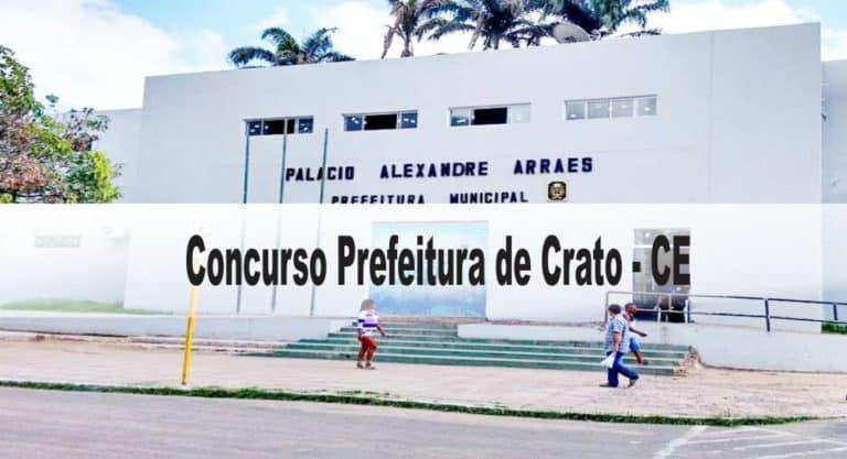 Concurso Prefeitura de Crato – CE: Inscrições encerradas Concurso Prefeitura de Crato – CE: Inscrições encerradas