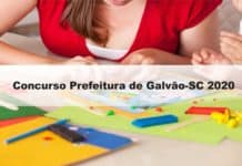 Concurso Prefeitura de Galvão-SC 2020