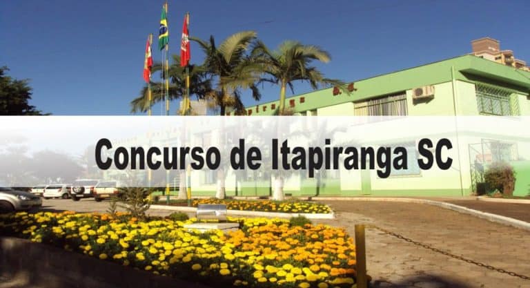 Concurso Prefeitura de Itapiranga SC Concurso Prefeitura de Itapiranga SC