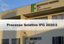 Processo Seletivo IFG 2020