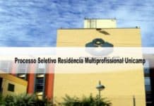 Processo Seletivo Residência Multiprofissional Unicamp