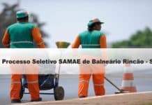 Processo Seletivo SAMAE de Balneário Rincão-SC 2020