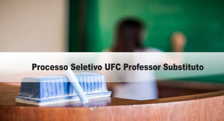 Processo Seletivo UFC Professor Substituto Processo Seletivo UFC Professor Substituto