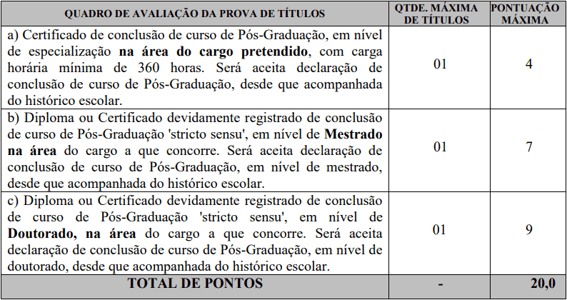 prova de titulos 5 - Concurso ISS Abadia de Goi&aacute;s GO: Provas previstas para os dias 08 e 09 de maio de 2021