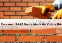 Concurso SAAE Santa Maria da Vitória BA