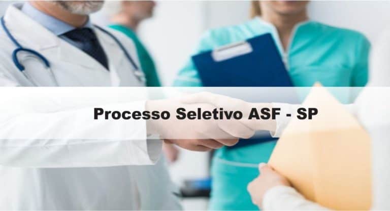 Processo Seletivo ASF (SP) 03 editais publicados: Provas dias 16 e 17 de janeiro de 2021 Processo Seletivo ASF (SP) 03 editais publicados: Provas dias 16 e 17 de janeiro de 2021