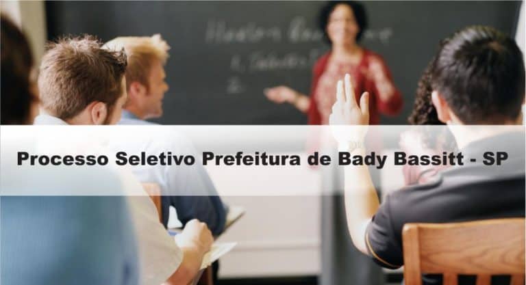 Processo Seletivo Prefeitura de Bady Bassitt – SP: Provas dia 10/01/21 Processo Seletivo Prefeitura de Bady Bassitt – SP: Provas dia 10/01/21
