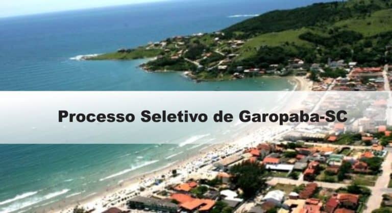 Processo Seletivo Prefeitura de Garopaba-SC (166 vagas): Provas dia 10/01/21 Processo Seletivo Prefeitura de Garopaba-SC (166 vagas): Provas dia 10/01/21