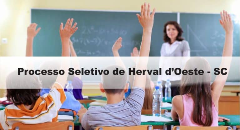 Processo Seletivo Prefeitura de Herval d’Oeste – SC Processo Seletivo Prefeitura de Herval d’Oeste – SC