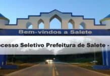 Processo Seletivo Prefeitura de Salete-SC