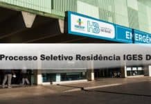 Processo Seletivo Residência IGES DF