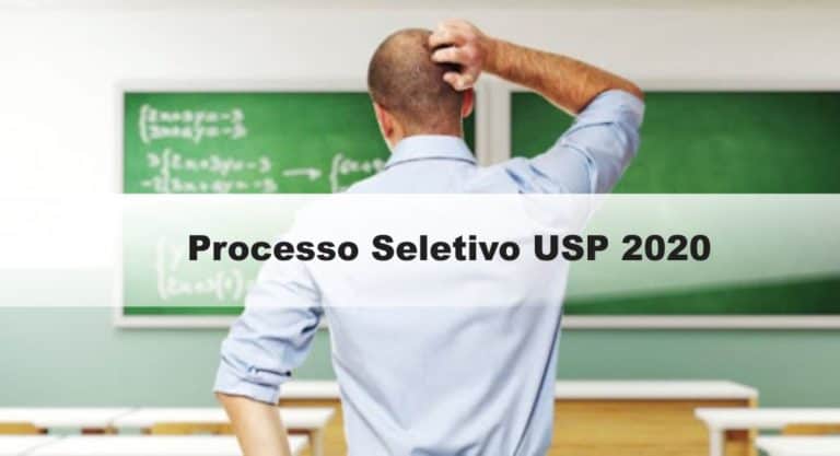 Processo Seletivo USP 2020 – Ribeirão Preto SP Processo Seletivo USP 2020 – Ribeirão Preto SP