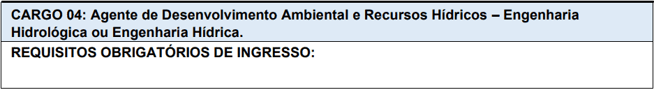 Processo Seletivo AGERH - ES cargos 1 151 - Processo Seletivo AGERH - ES