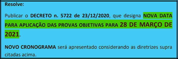 Concurso Prefeitura de Carmo (RJ): Provas dia 28/03/2021 cronograma - Concurso Prefeitura de Carmo (RJ): Provas dia 28/03/2021