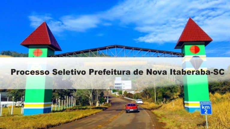 Prefeitura de Nova Itaberaba-SC: Inscrições encerradas Prefeitura de Nova Itaberaba-SC: Inscrições encerradas