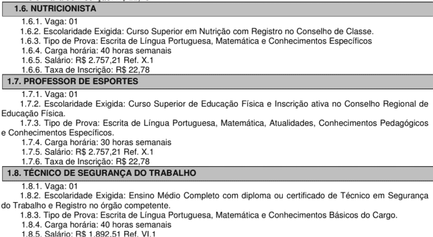 Concurso Público Prefeitura de Itatinga: Inscrições encerradas c2 20 - Concurso Público Prefeitura de Itatinga: Inscrições encerradas