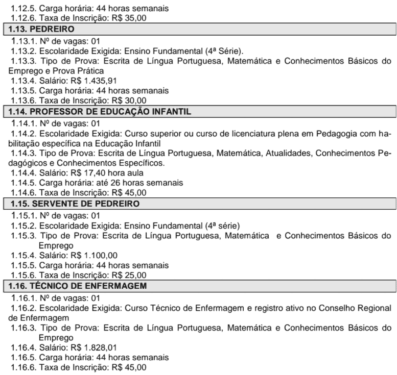 Concurso Prefeitura de Santa Cruz das Palmeiras-SP: Inscrições encerradas c4 - Concurso Prefeitura de Santa Cruz das Palmeiras-SP: Inscrições encerradas