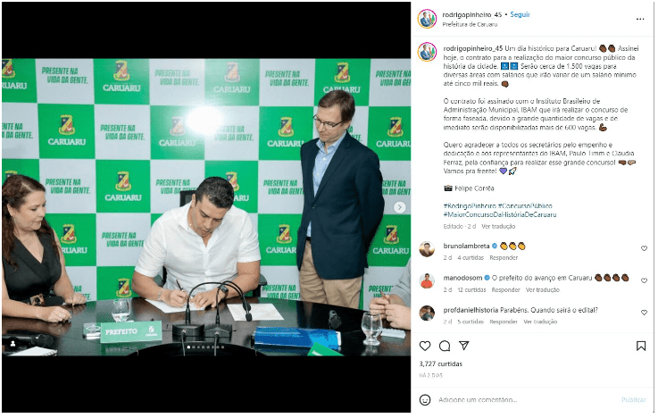 Captura de tela 2022 12 30 110723 - Concurso CGM Caruaru PE: Banca definida